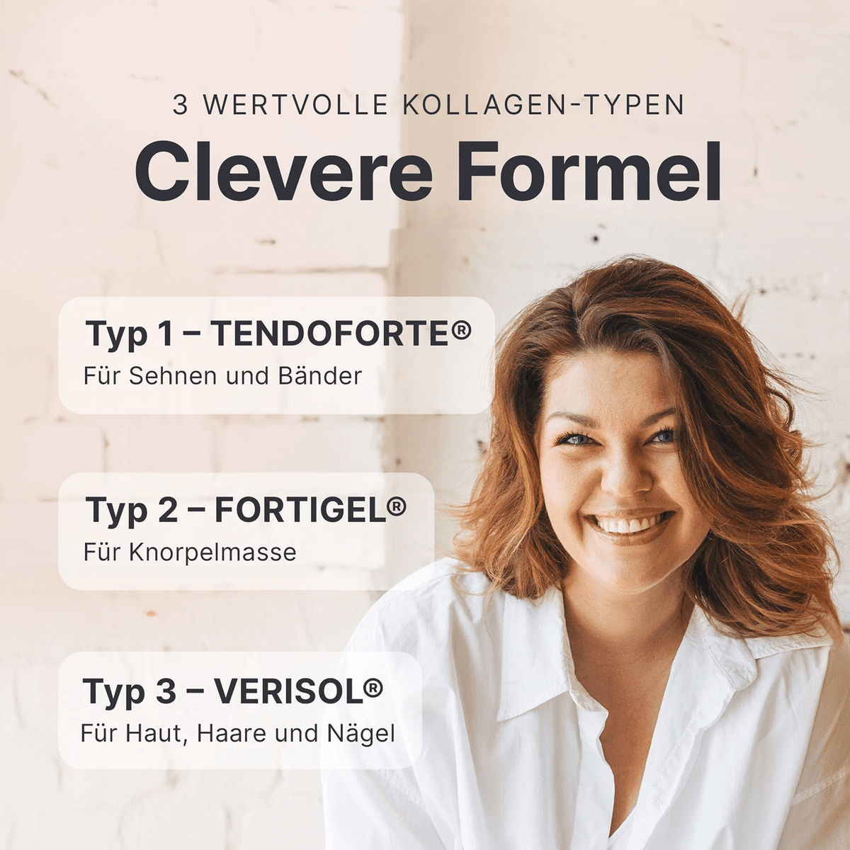 Die drei Kollagentypen im SHEKO Multi Kollagen